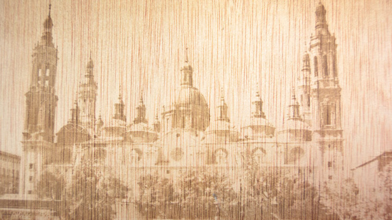 Grabado en contrachapado de madera
